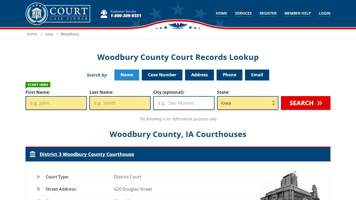 Woodbury County Court Records | IA Case Lookup